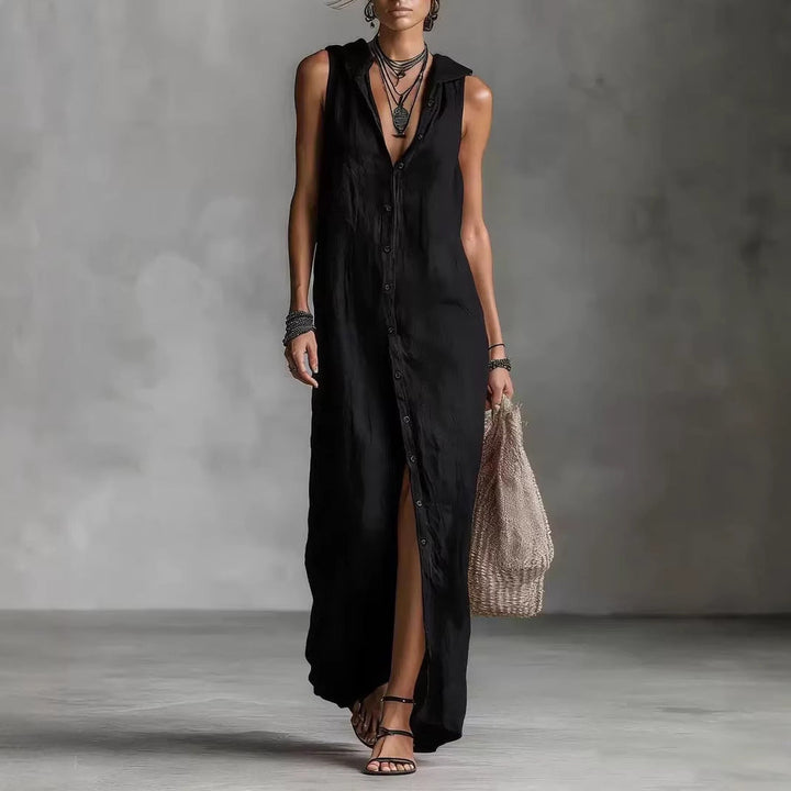 Kamila | Müheloses ärmelloses Maxikleid