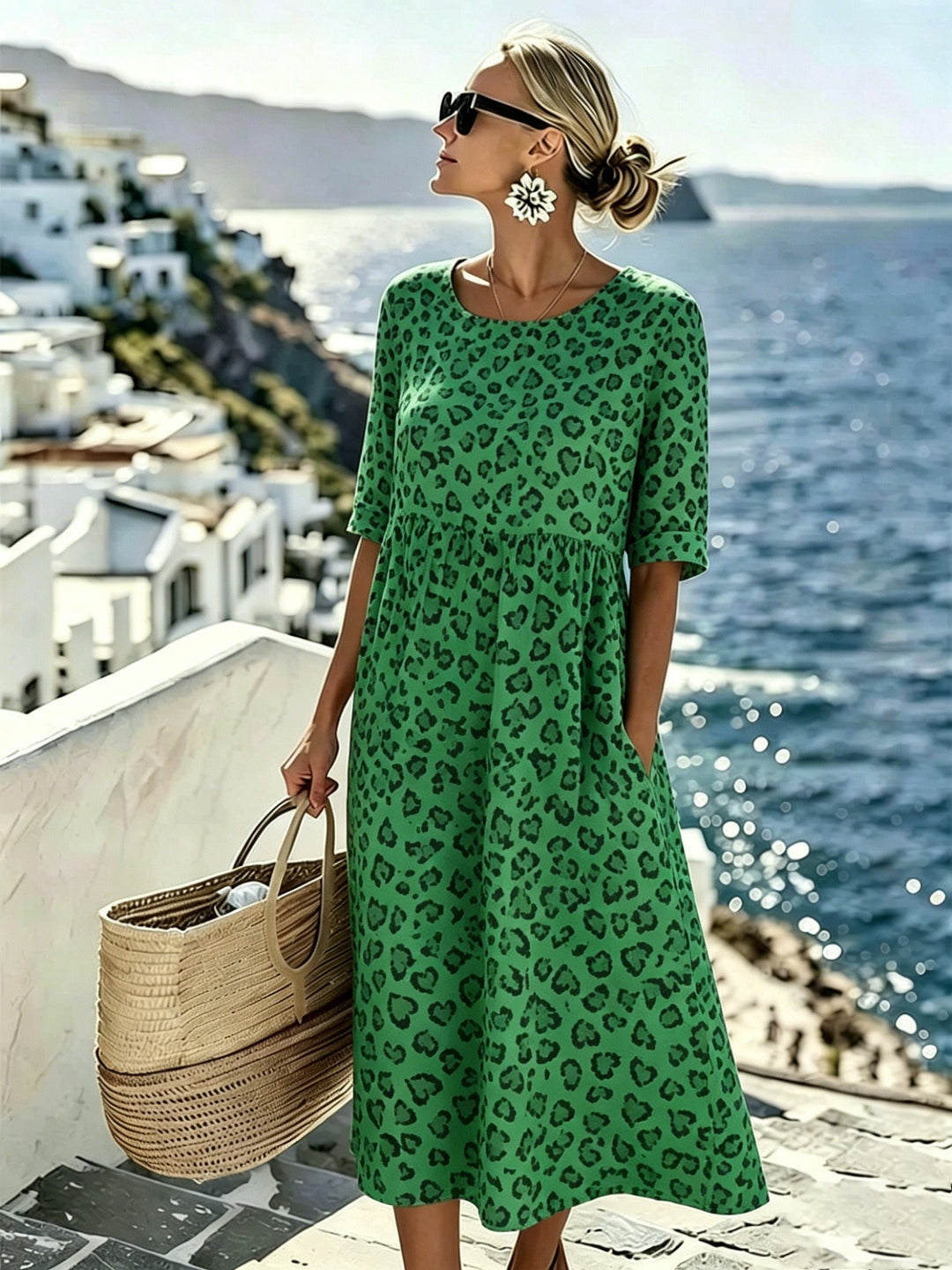 Sienna™ | Wild Grace Midi-Kleid