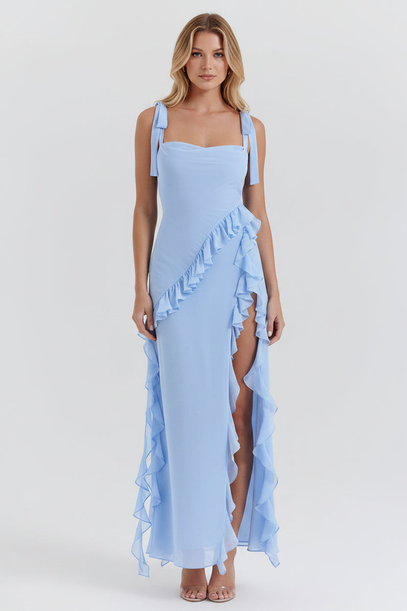 Andrea - Wunderschönes Bequemes Midi-Kleid