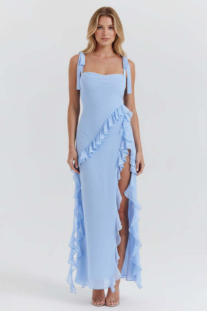 Andrea - Wunderschönes Bequemes Midi-Kleid