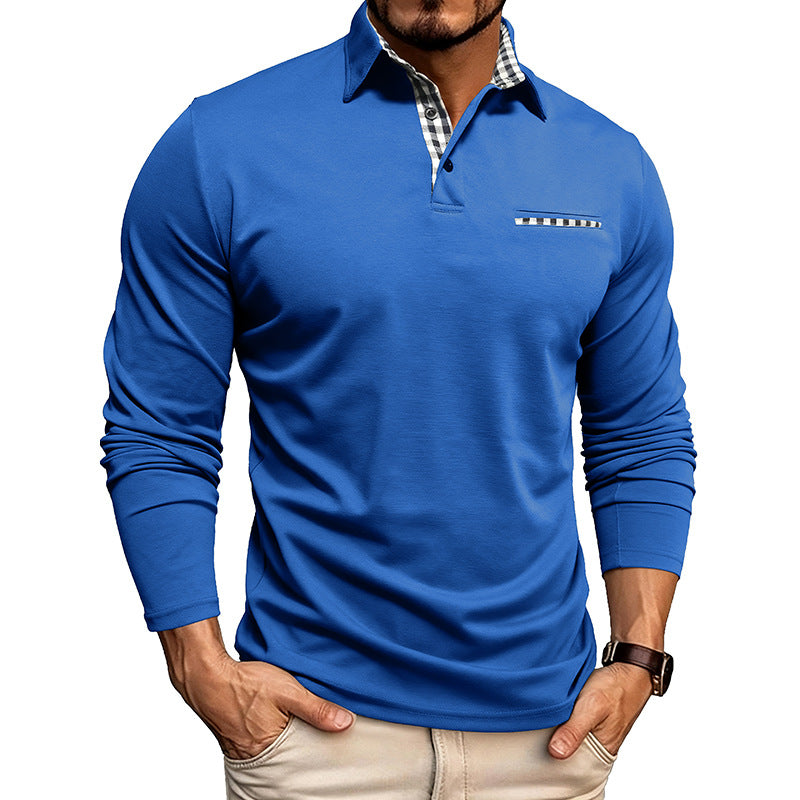 William Premium Langarm-Polo