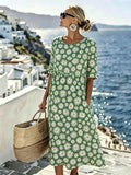 Daisy™ | Blühendes Wiesen-Midi-Kleid
