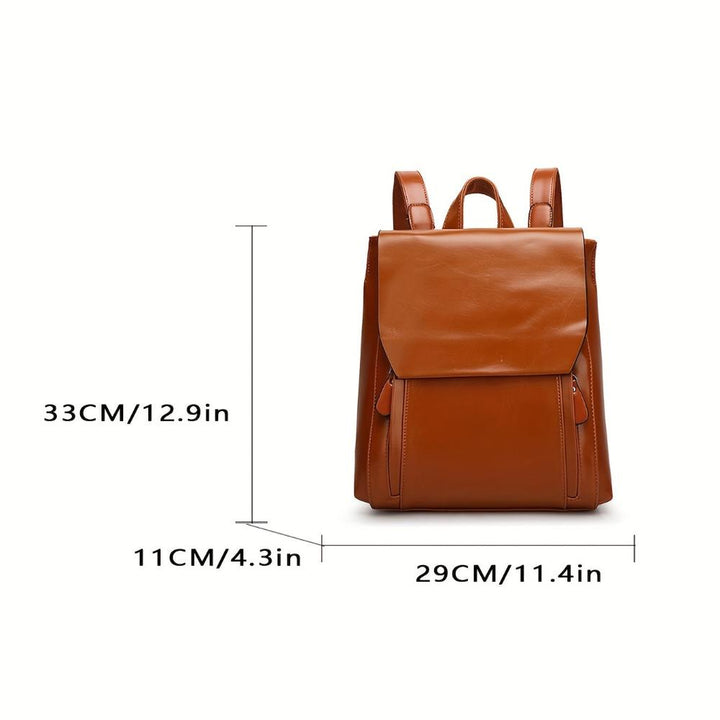 Hannelore – Vintage Rucksack-Handtasche mit gestepptem Muster
