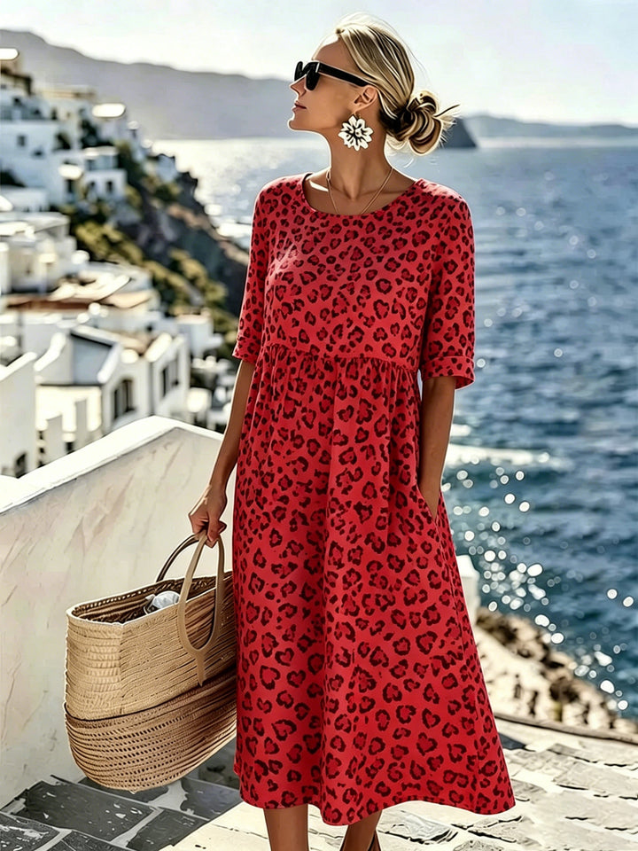Sienna™ | Wild Grace Midi-Kleid