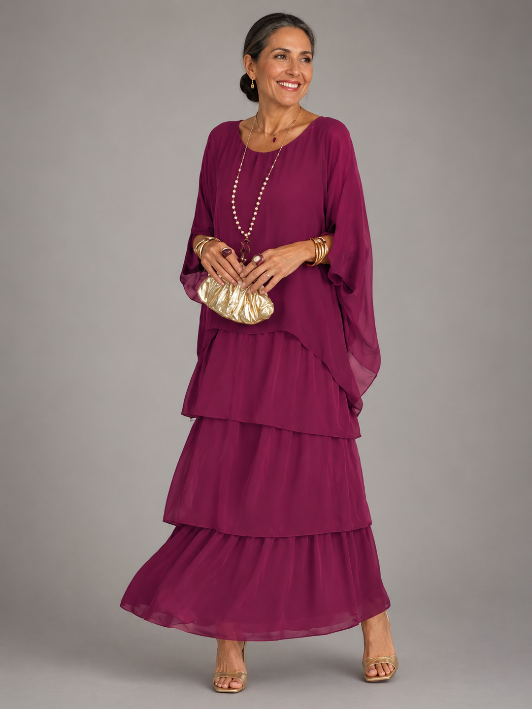 Odile | Elegantes und fliessendes Maxikleid