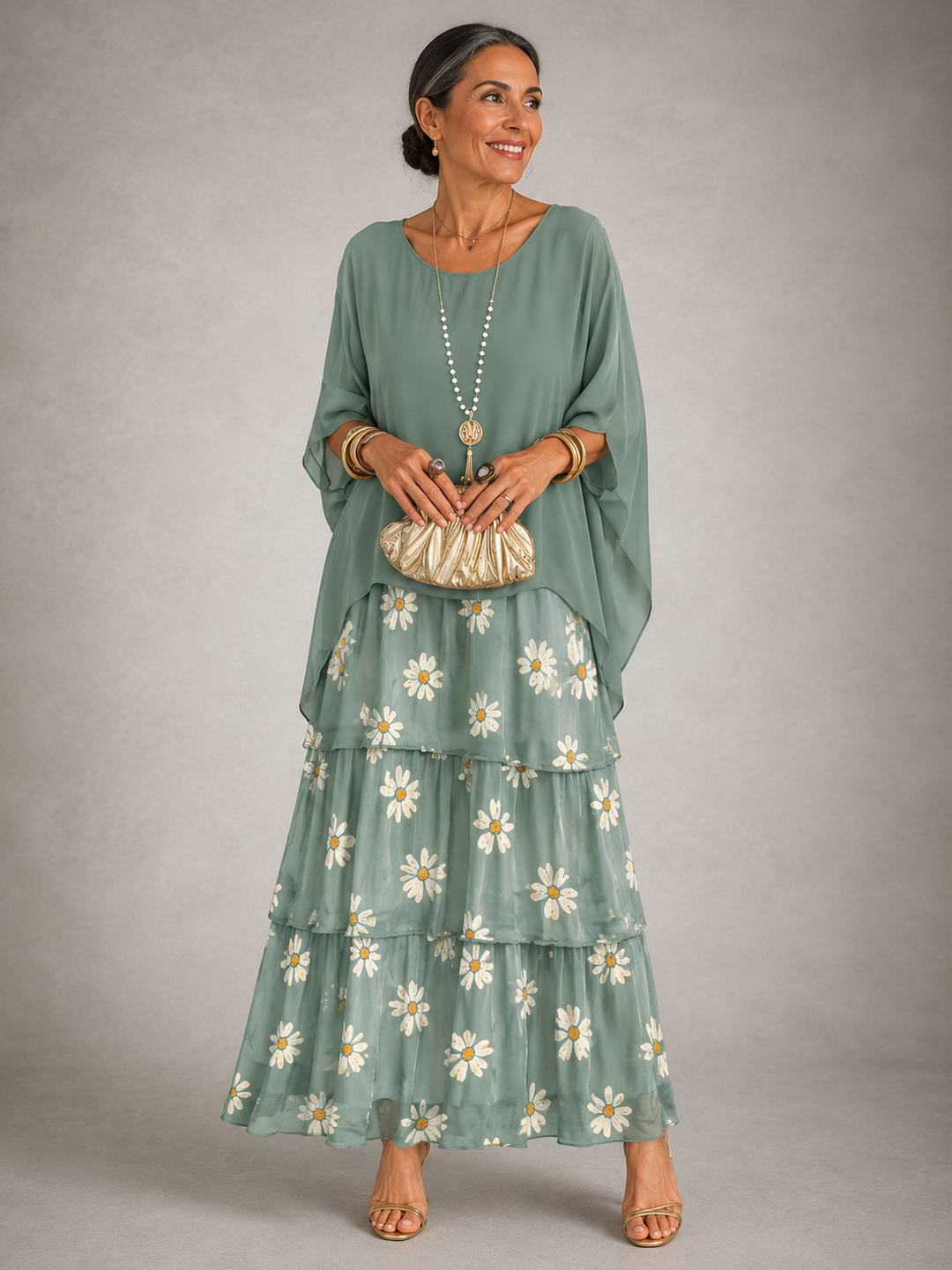 Odile | Elegantes und fliessendes Maxikleid