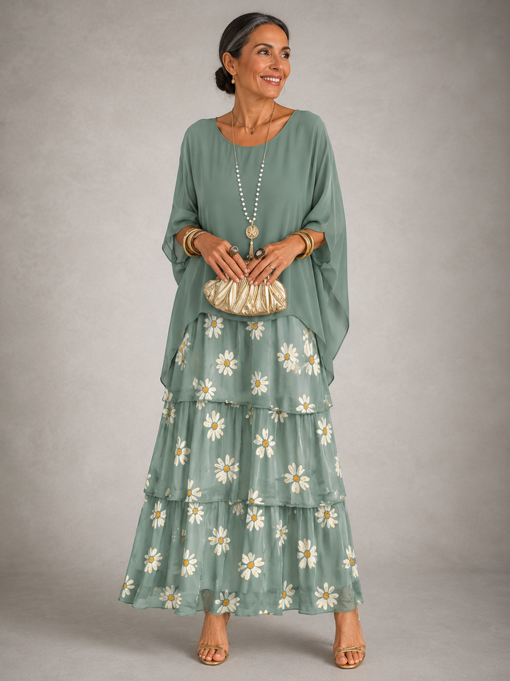 Odile | Elegantes und fliessendes Maxikleid