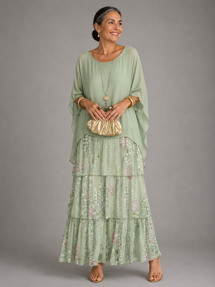 Odile | Elegantes und fliessendes Maxikleid