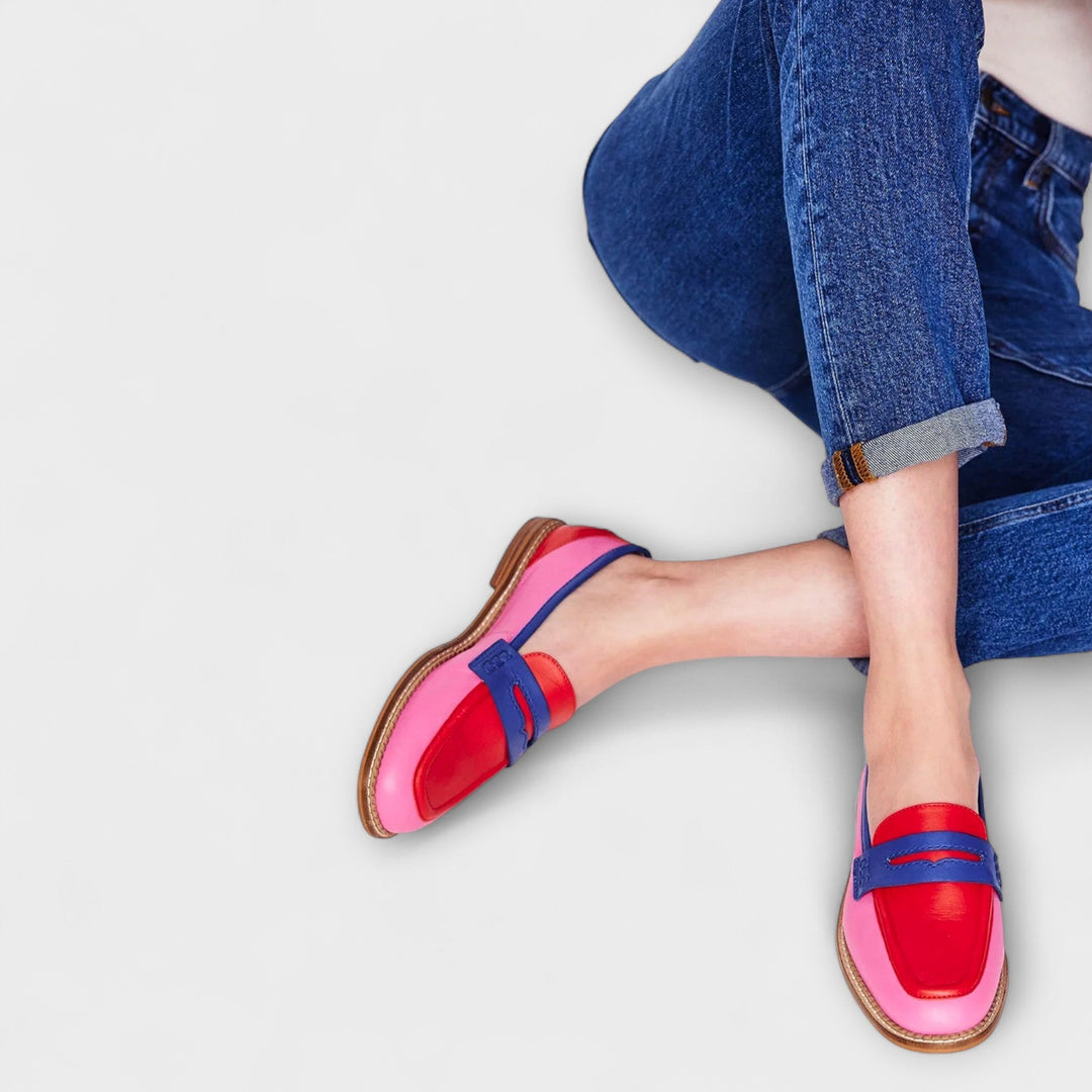Vivian - Farbenfrohe Patchwork Slipper