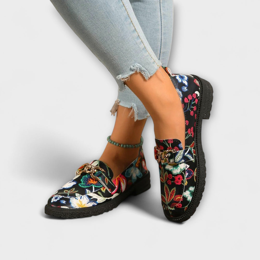 Camille - Auffällige Multicolor Slipper