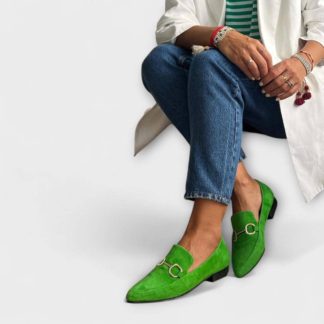 Noelle - Spitz zulaufende Slipper-F flats