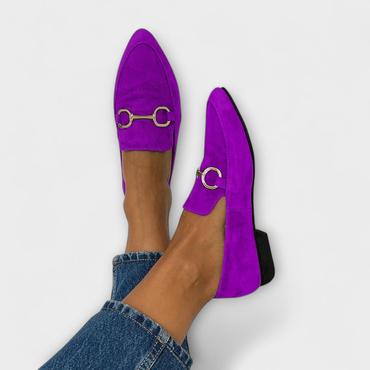 Noelle - Spitz zulaufende Slipper-F flats