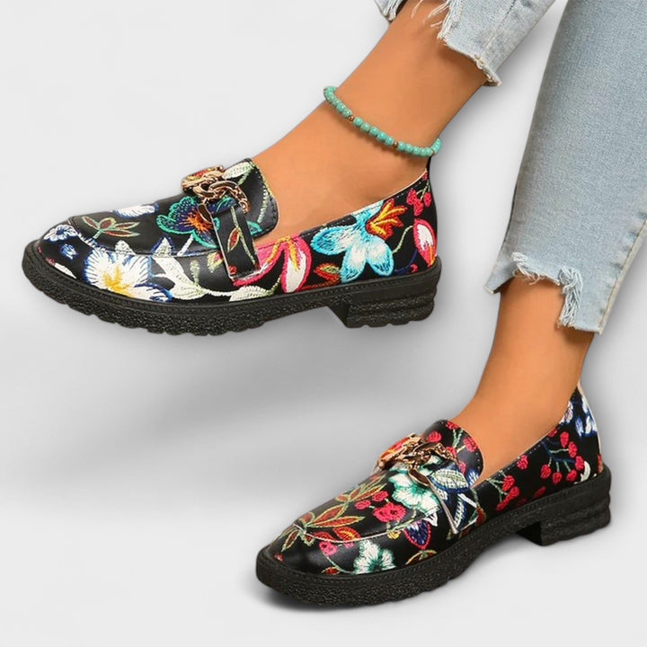 Camille - Auffällige Multicolor Slipper