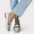 Bianca - Mocassino in stile retrò
