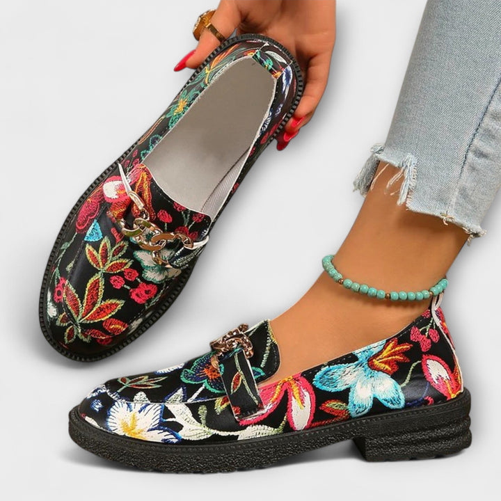 Camille - Auffällige Multicolor Slipper