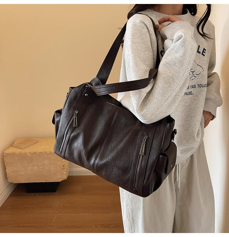 Amira - Leder Tote Bag
