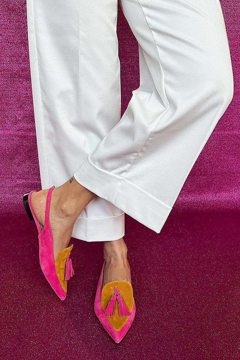 Iliana™ - Bunte Fransen Ballerinas