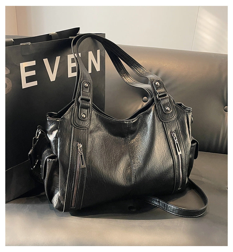 Amira - Leder Tote Bag