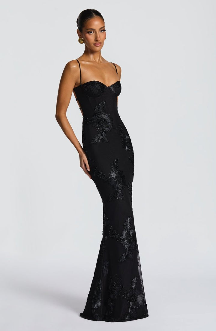 Bodycon Maxikleid mit Spitze
