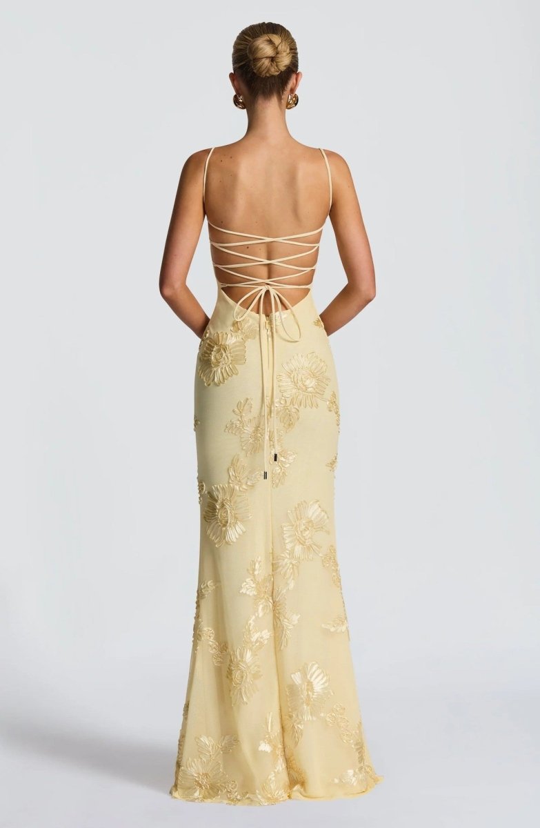 Bodycon Maxikleid mit Spitze