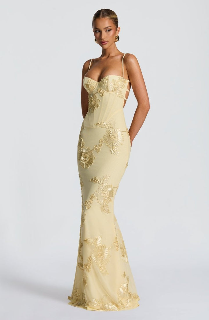 Bodycon Maxikleid mit Spitze