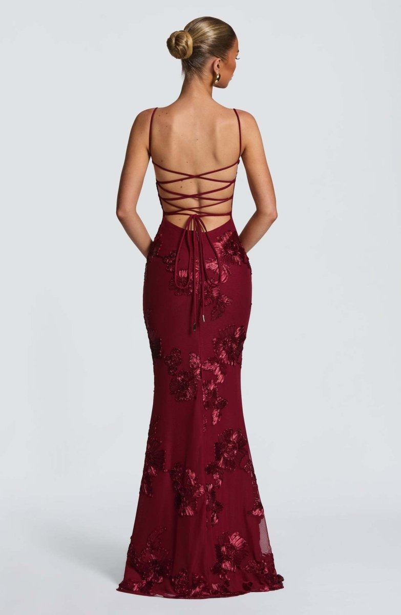 Bodycon Maxikleid mit Spitze
