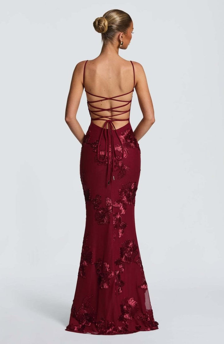 Bodycon Maxikleid mit Spitze