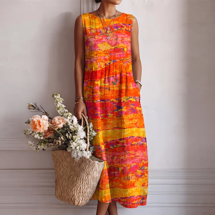 Laura™ | Alltags Midi Kleid