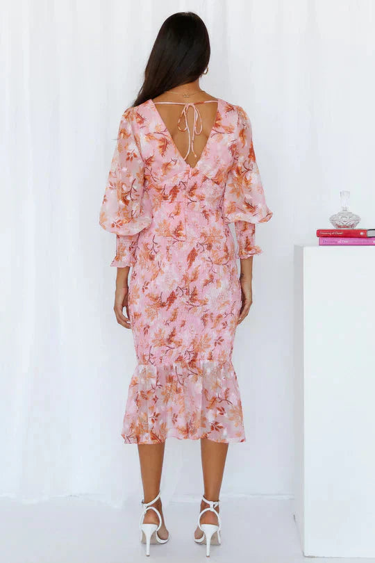 Miley - Midikleid mit Blumenmuster
