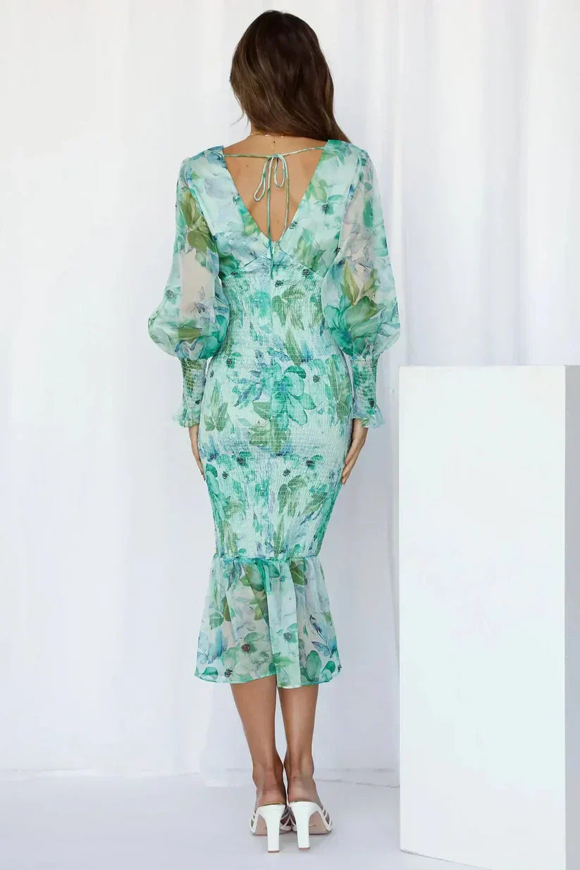 Miley - Midikleid mit Blumenmuster