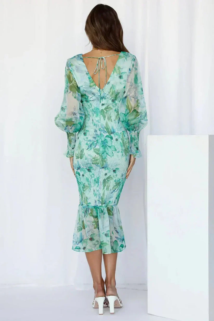 Miley - Midikleid mit Blumenmuster