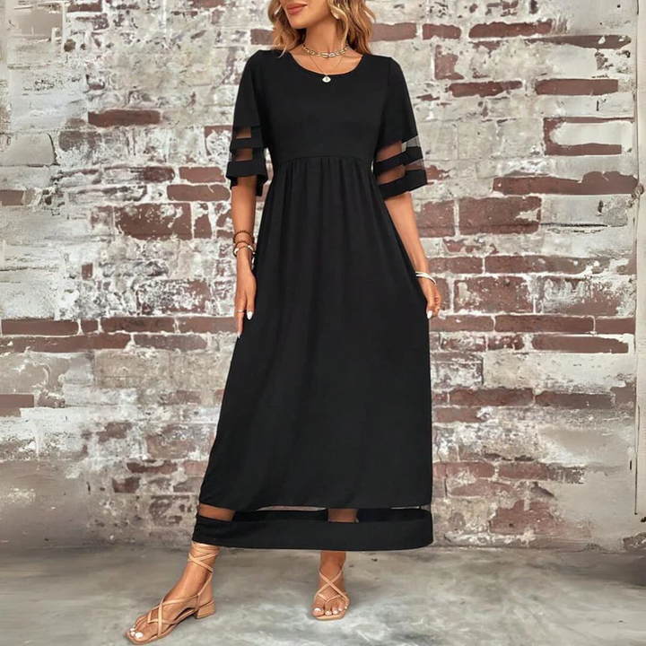 Cerelia | Figurbetontes Midi-Kleid mit Bauchweg-Effekt