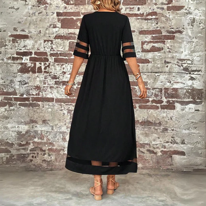 Cerelia | Figurbetontes Midi-Kleid mit Bauchweg-Effekt