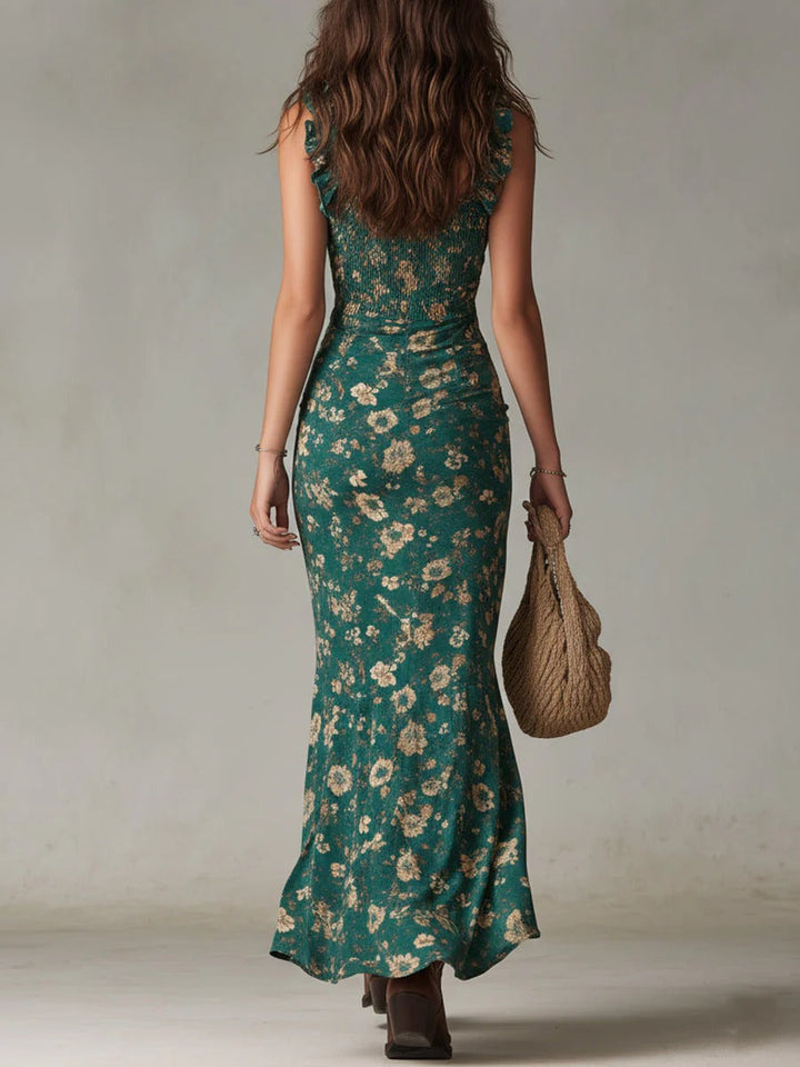 Mika | Boho Retro Maxikleid