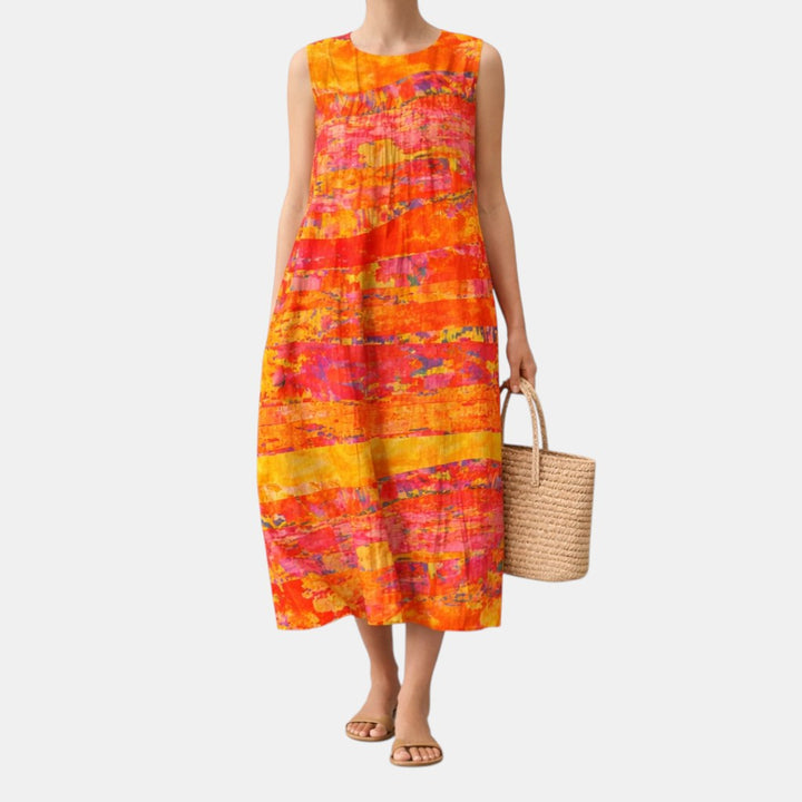 Laura™ | Alltags Midi Kleid