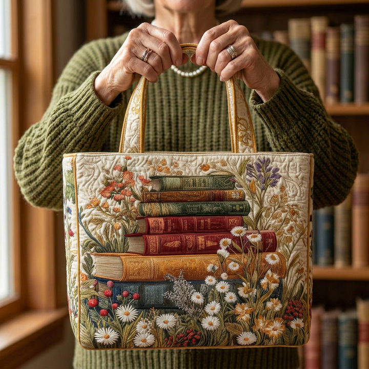 Handgefertigte Tasche mit Blumenmuster