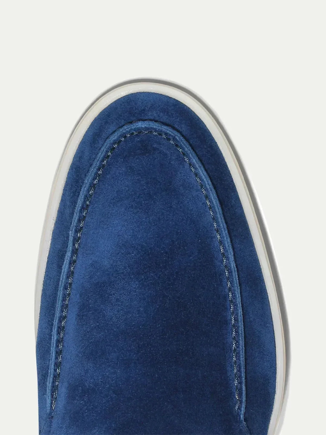 Klassischer Wildleder Loafer Berry Blue