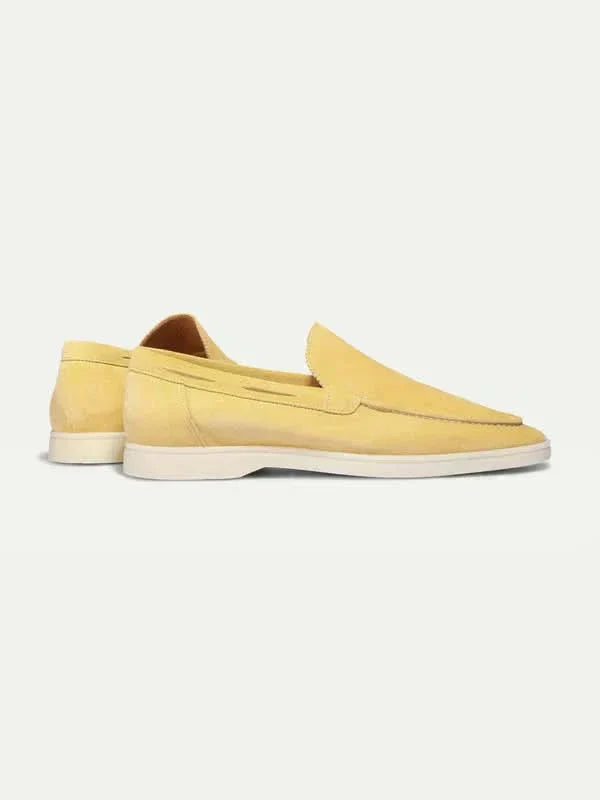 Klassischer Wildleder Loafer Citrus Gelb