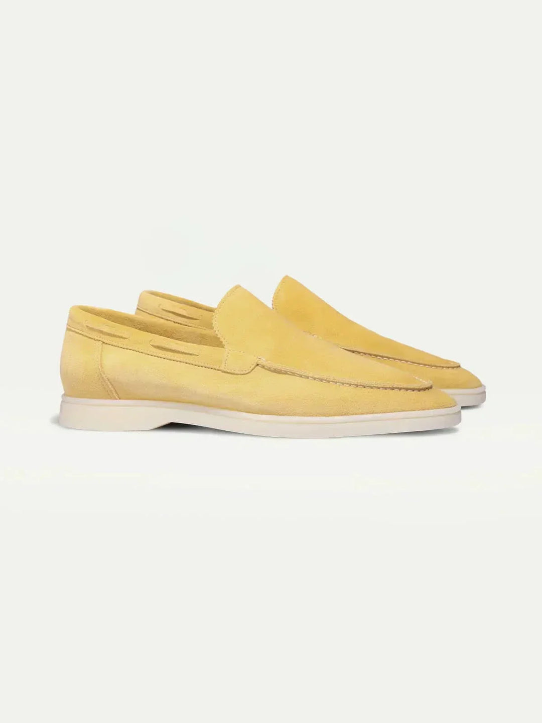 Klassischer Wildleder Loafer Citrus Gelb