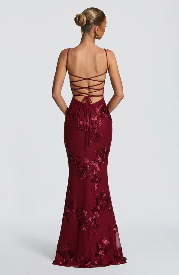 Aveline - Blumencorsage Kleid