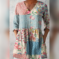Estelle | Lange Bluse mit V-Ausschnitt