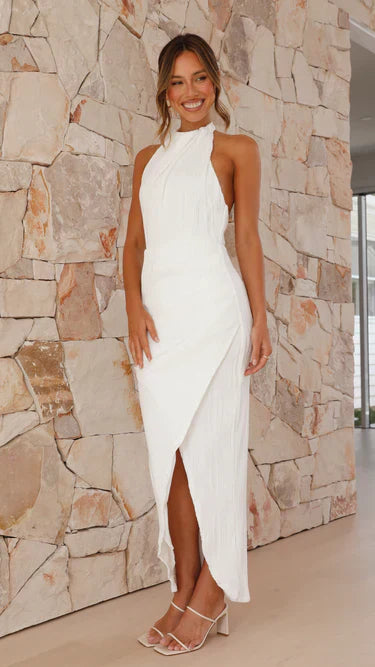 Shyann - Plissiertes Midi-Kleid