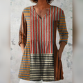 Cordelia | Longue blouse col V