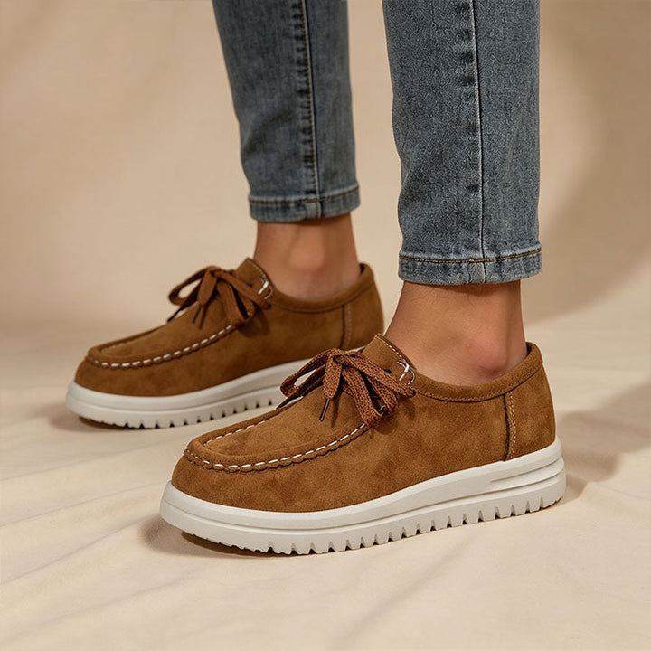 Kelly | Klassische Schnür-Plateau-Loafer